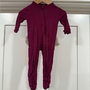 Kyte Baby Zippered Footie in Mulberry